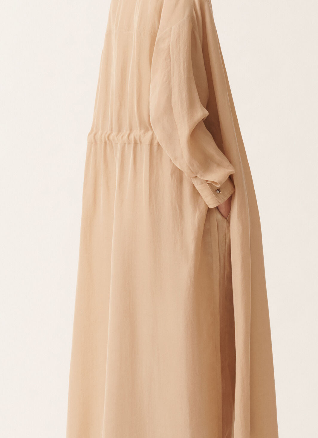 Fluid tunic in maple