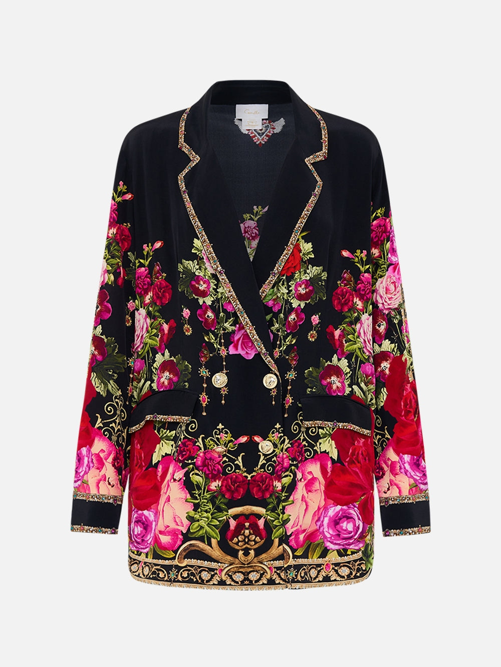 Double breasted soft jacket