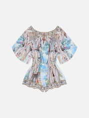 Kids 3/4 flare sleeve playsuit