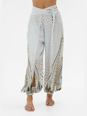 Asymmetrical belted pant sahara starlet