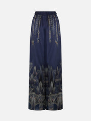 Wide leg waisted pant
