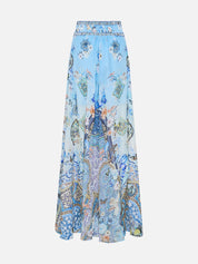 Sheer wide leg pant