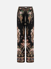 Bias cut drawstring pant