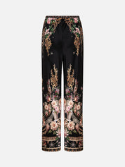 Bias cut drawstring pant