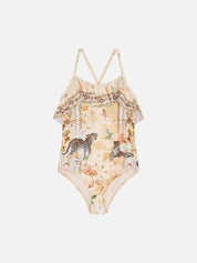 Kids neck frill one piece