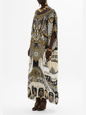 Round neck kaftan