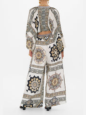 Tuck front pant