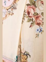 Soft wide leg pant with tie detail