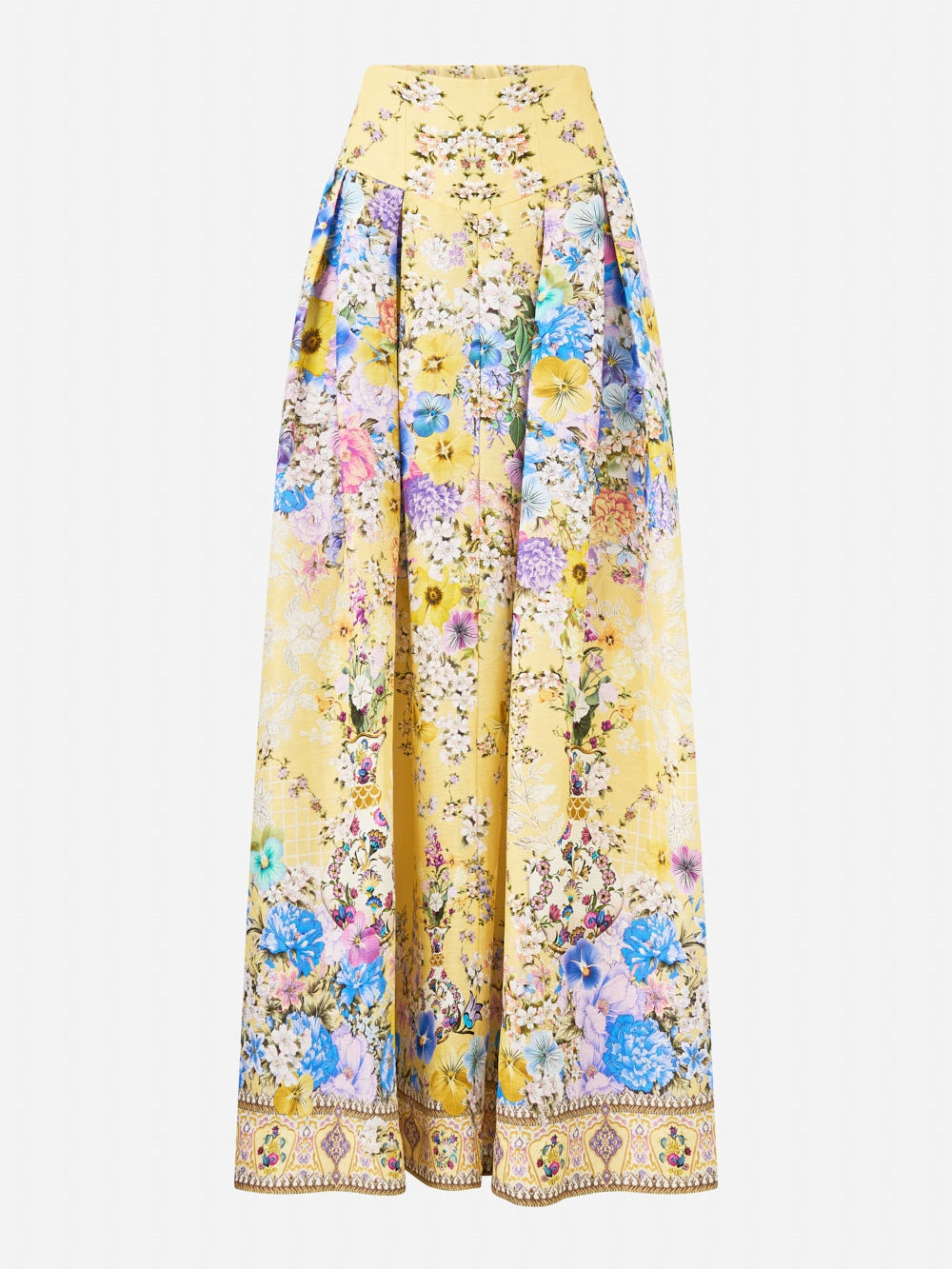 Corset waist maxi skirt
