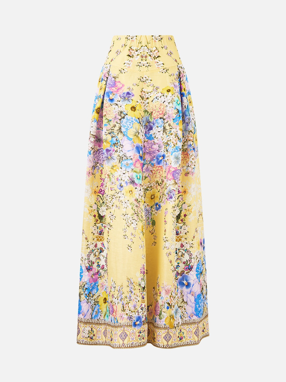 Corset waist maxi skirt