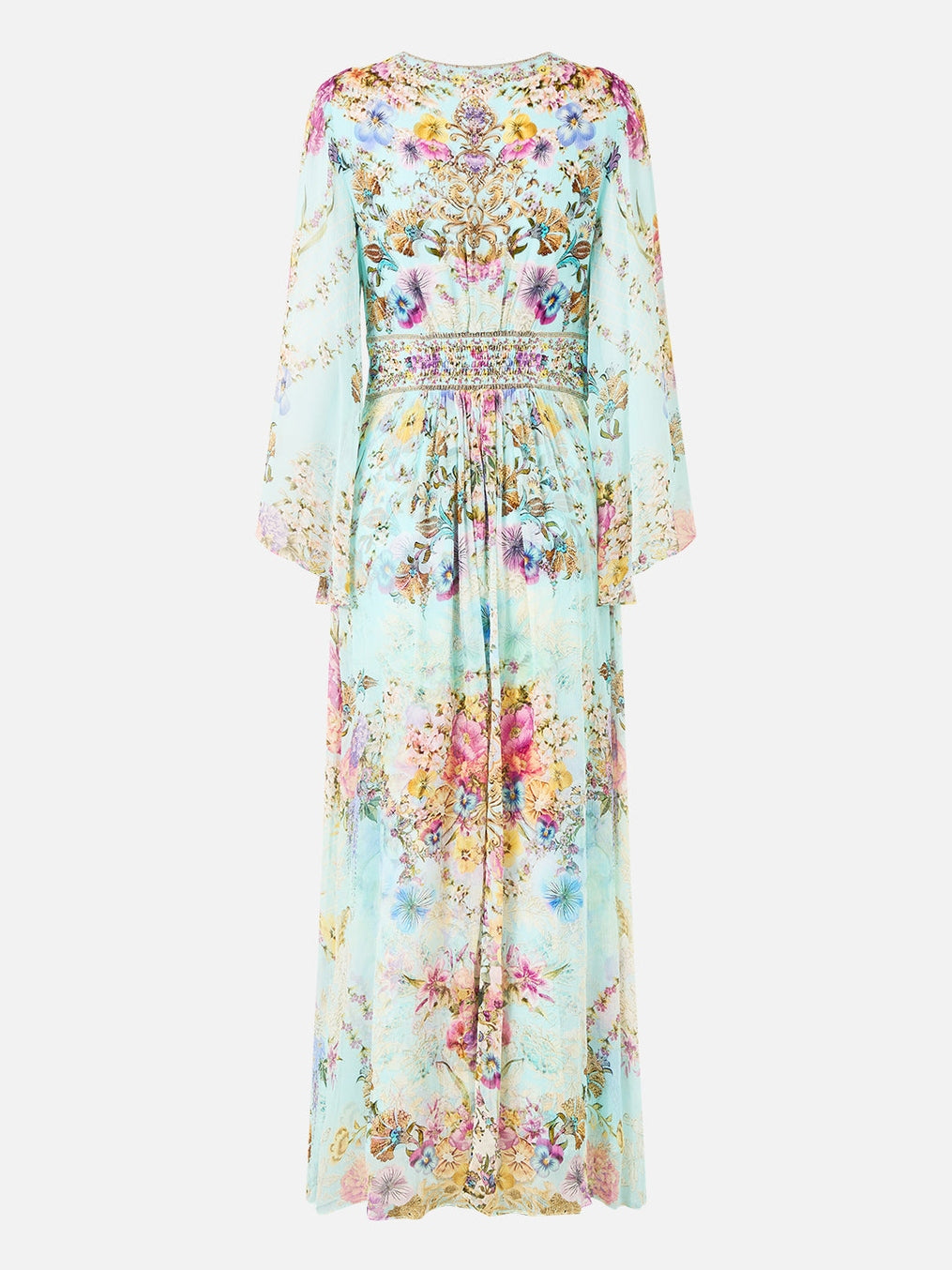 Flared sleeve dress