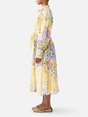 Waist tie shirt dress