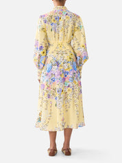 Waist tie shirt dress