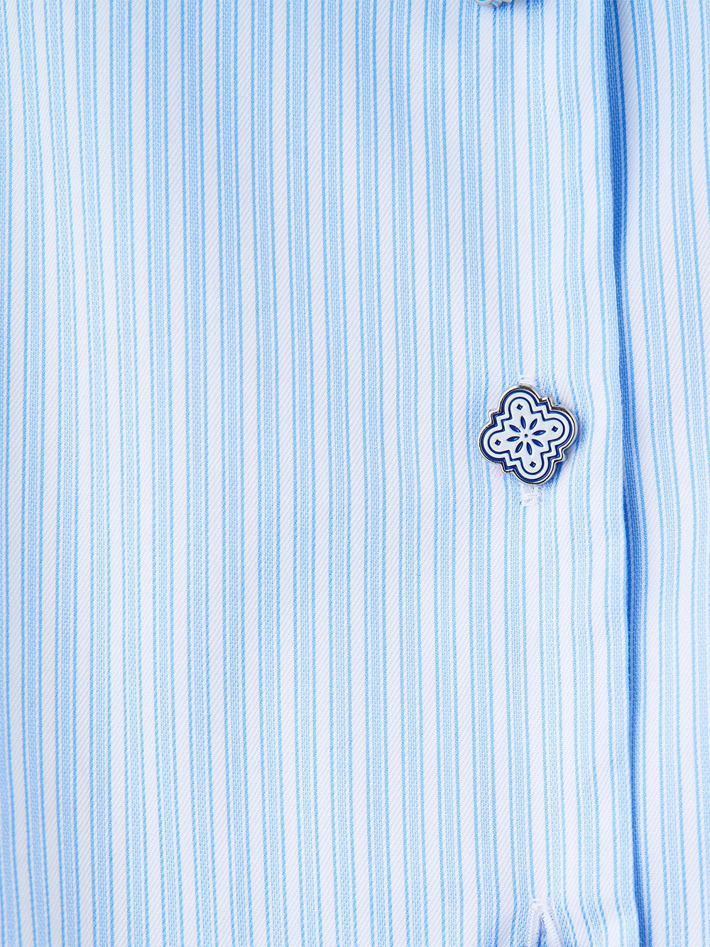 Cropped camp collar blouse