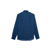 Unisex Organic Cotton Voile Shirt Fish Net