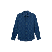 Unisex Organic Cotton Voile Shirt Fish Net