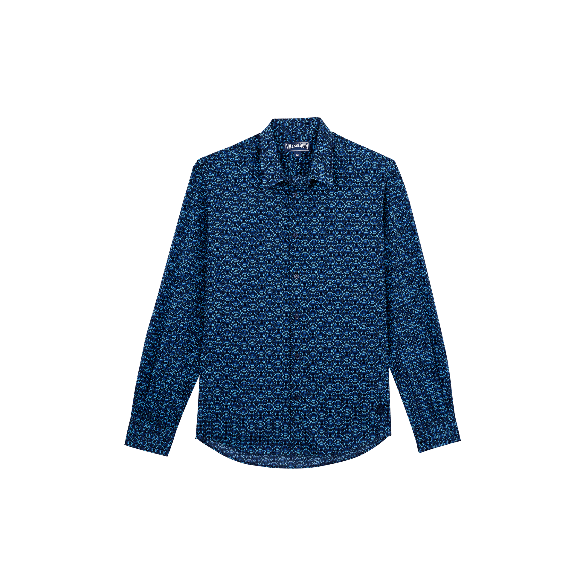 Unisex Organic Cotton Voile Shirt Fish Net