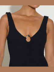 Celine swim black