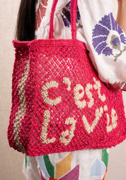 C'EST LA VIE JUTE BAG