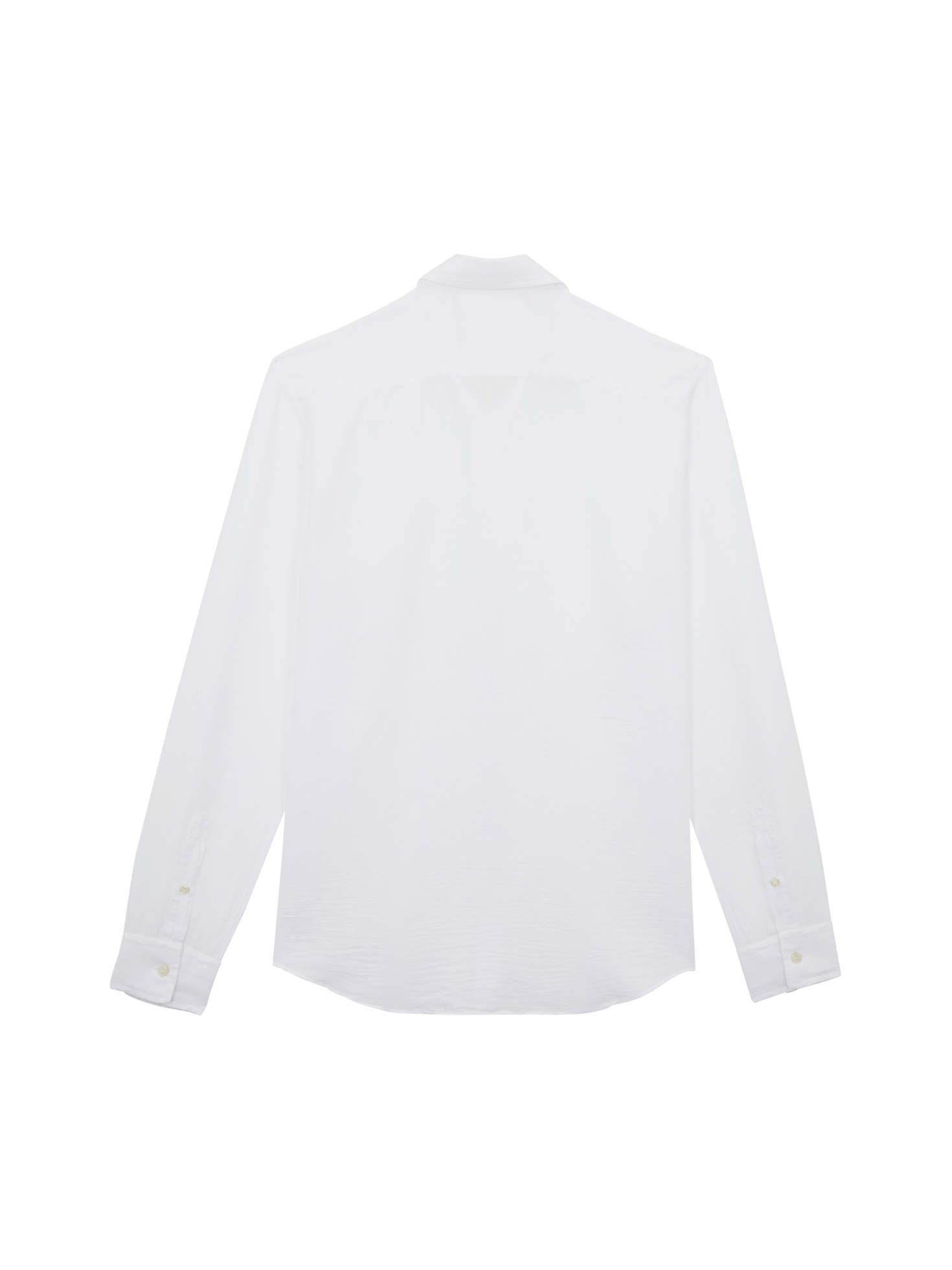Men linen and cotton shirt solid