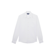 Men Linen and Cotton Shirt Solid