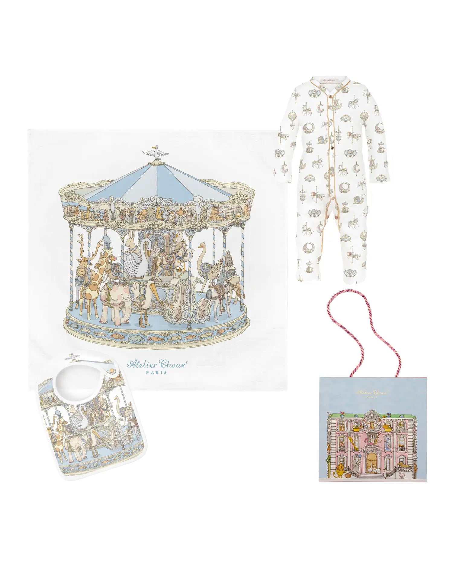 Playsuit Gift Set – Full Carousel Blue