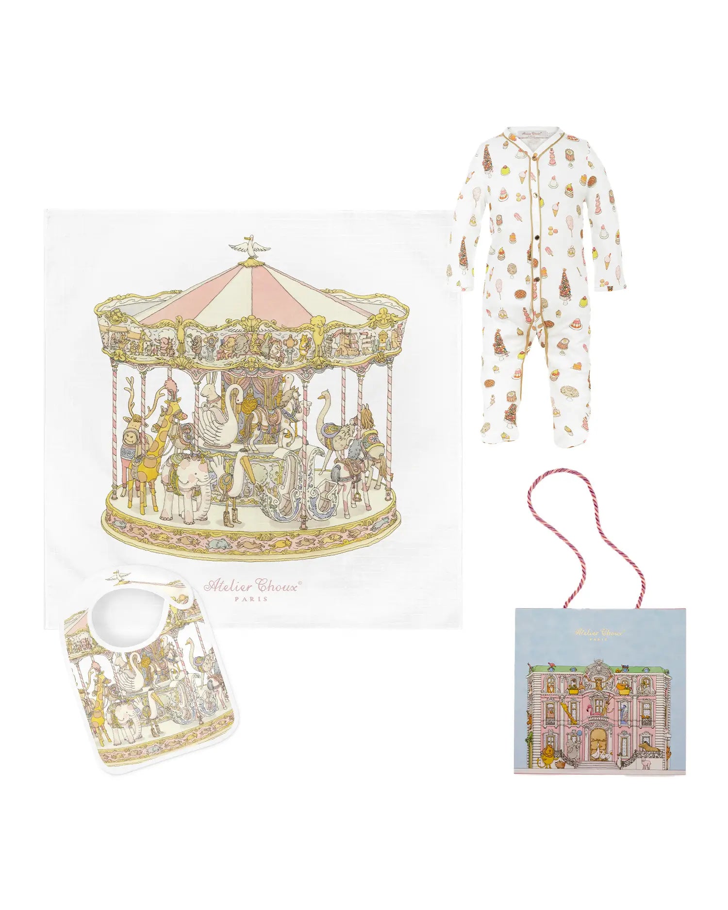 Playsuit Gift Set – Carousel Pink