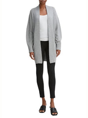 Cashmere open-front cardigan