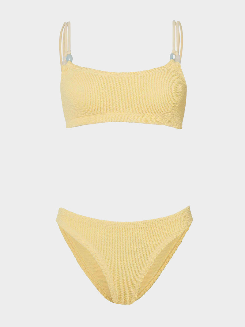 Cassie beaded bikini - a crinkle butter