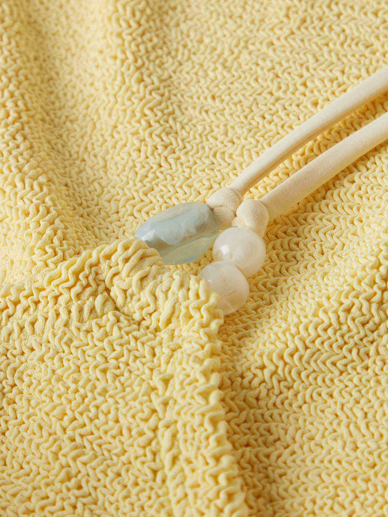 Cassie beaded bikini - a crinkle butter