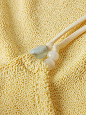 Cassie beaded bikini - a crinkle butter