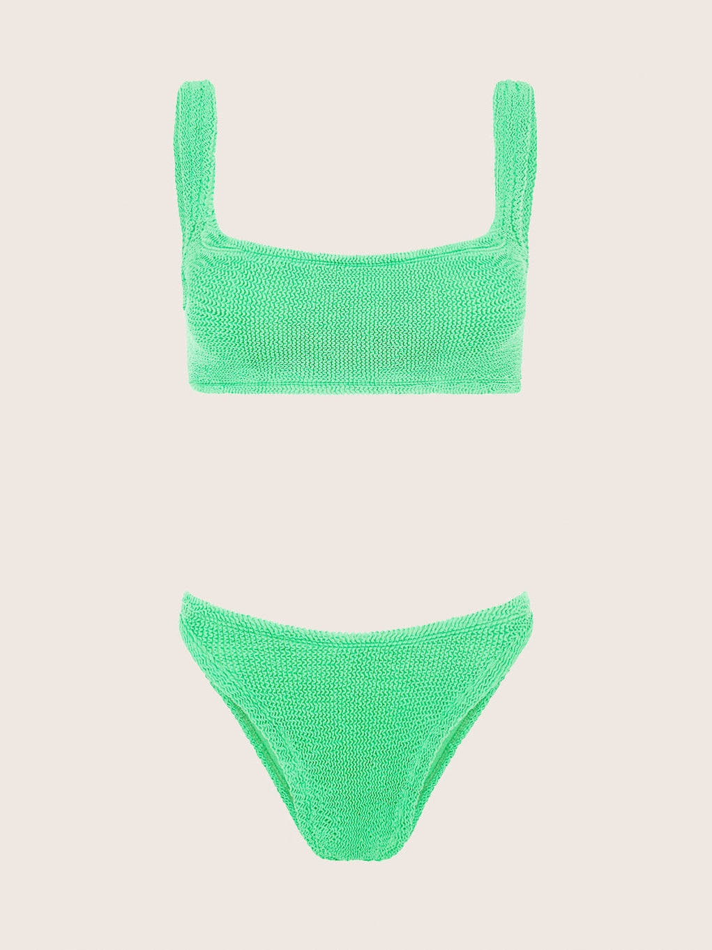 Xandra bikini - m crinkle lime