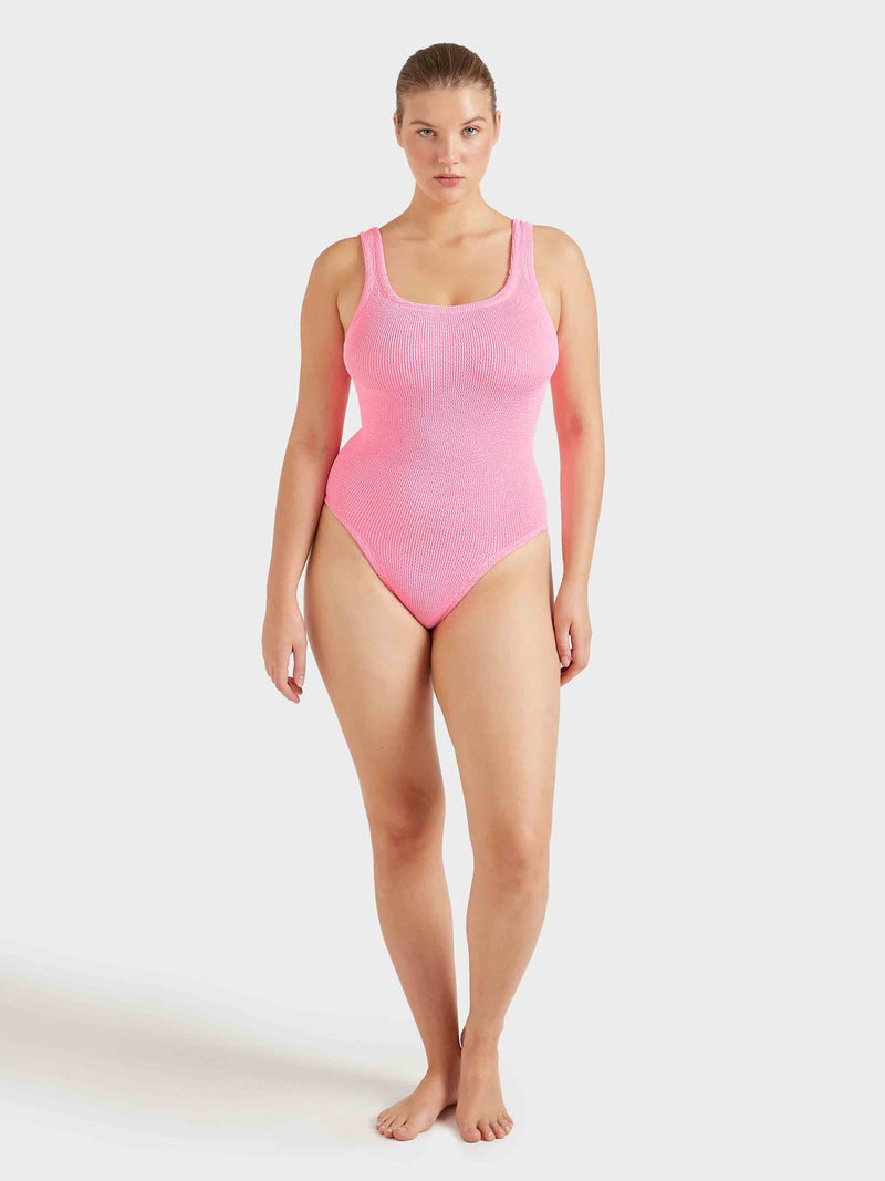 Coverage square neck swim - bubblegum