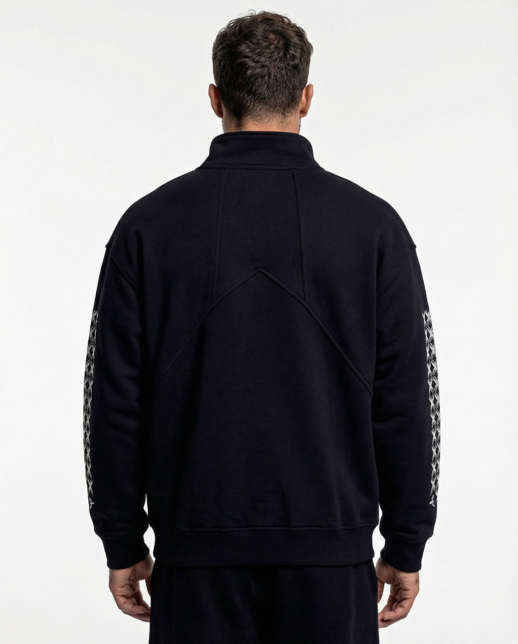 EXIT SOCIETY HALF ZIP CREWNECK