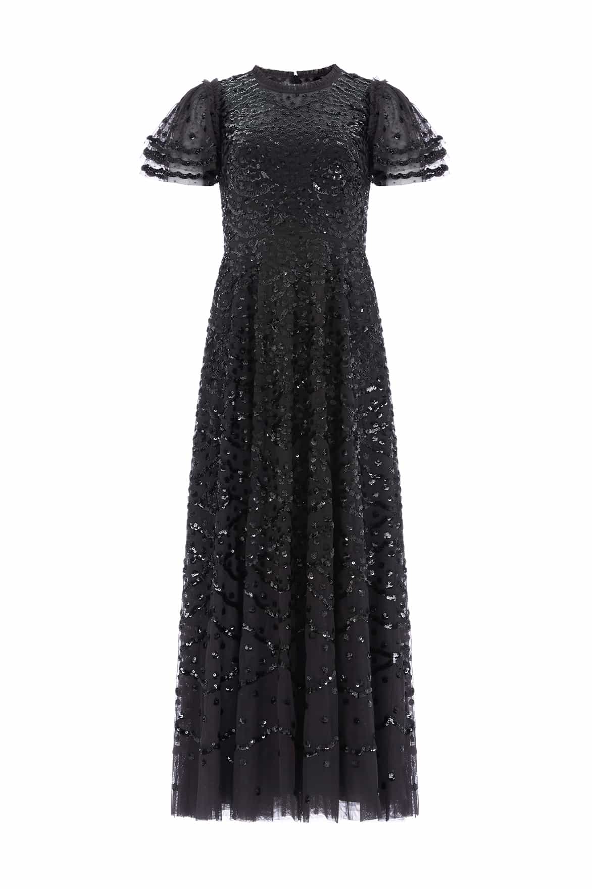 Deco Dot Ankle Gown