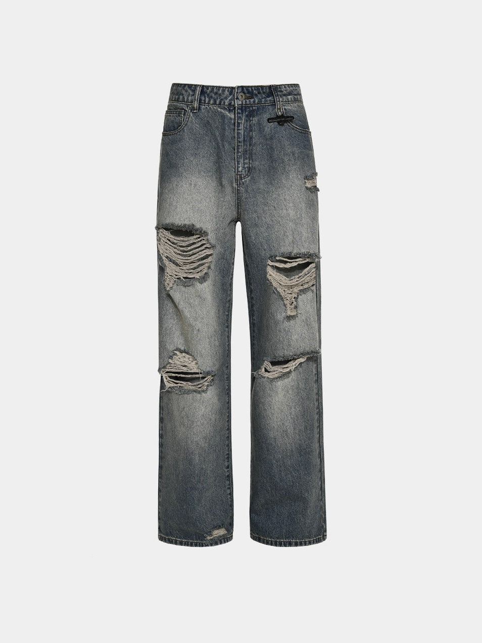 Distressed denim
