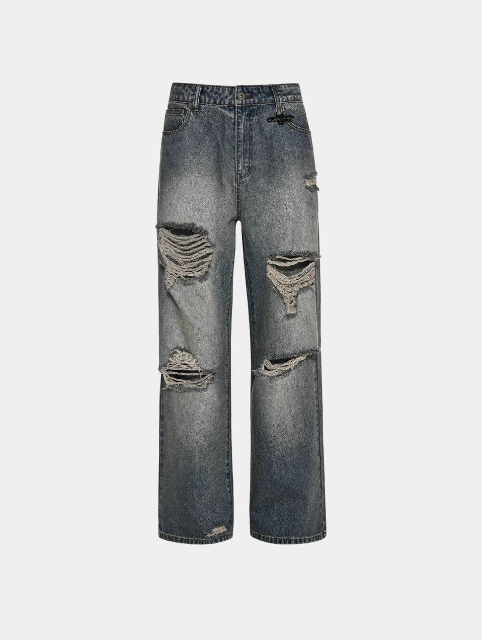 Distressed denim