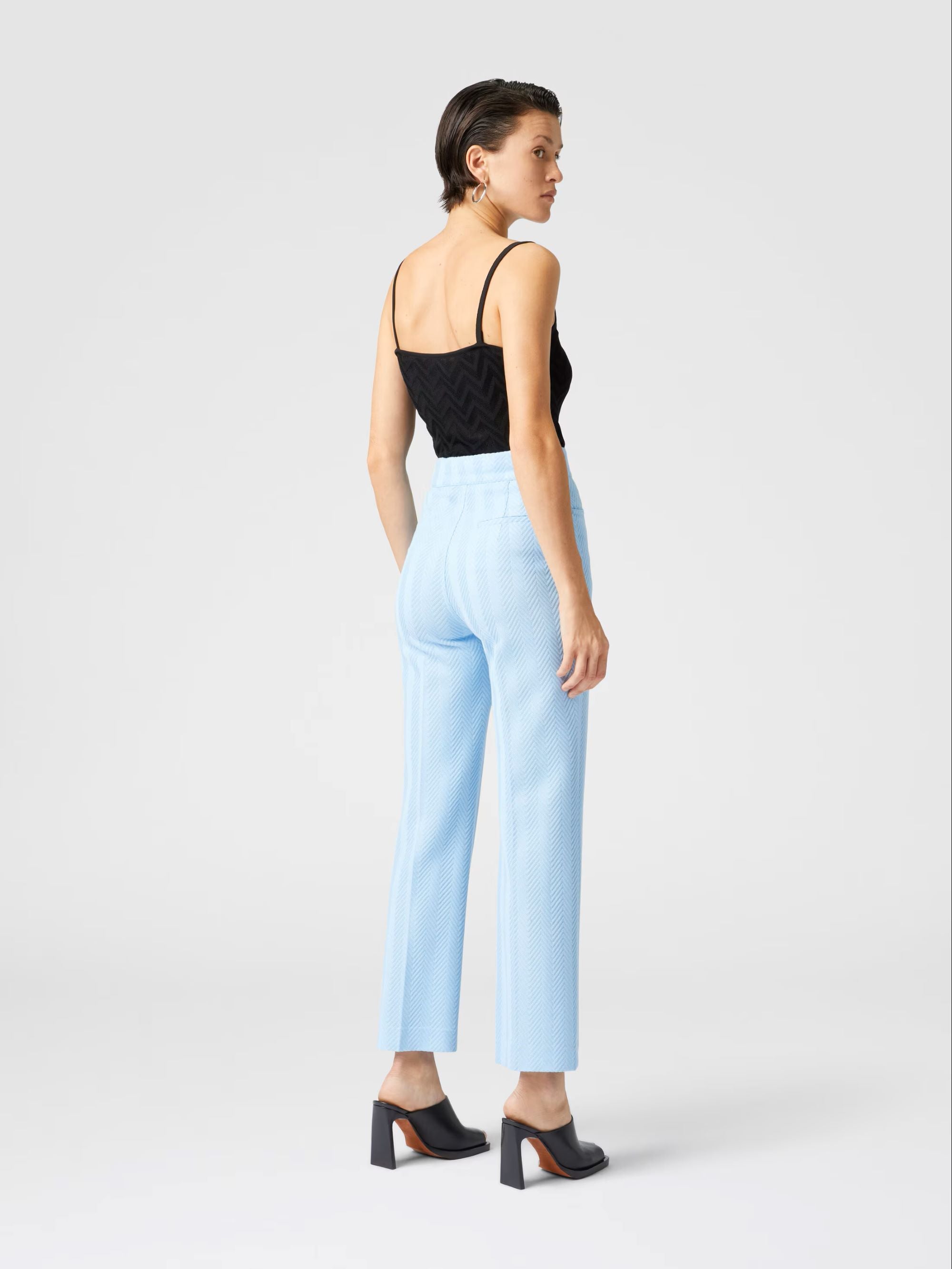 Missoni Long Dress with Iconic Zigzag Pattern