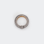 Crystal flow ring
