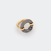 Crystal harmony ring