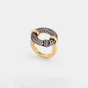 Crystal harmony ring