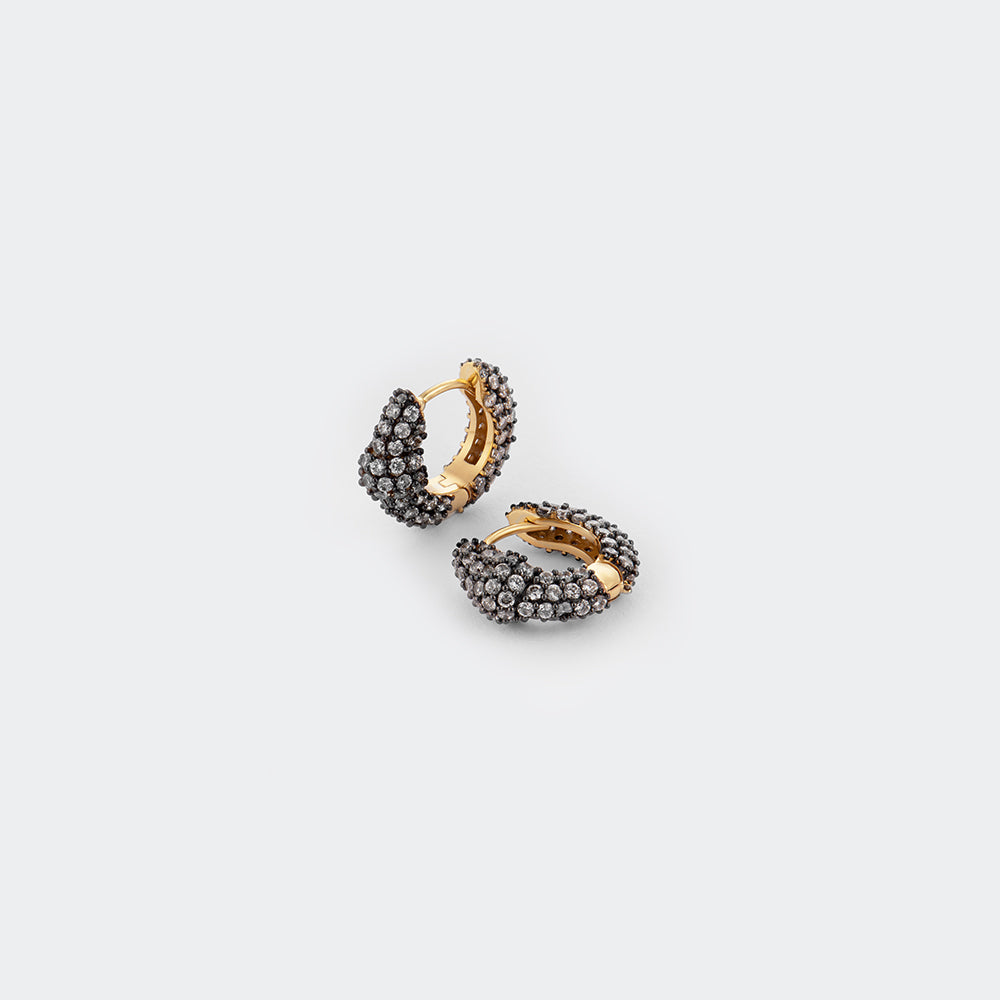 Crystal harmony hoops (mini)