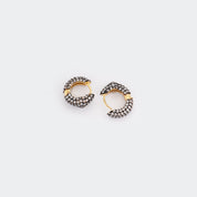 Crystal harmony hoops (mini)