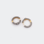 Crystal harmony hoops (large)