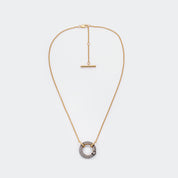 Crystal flow necklace