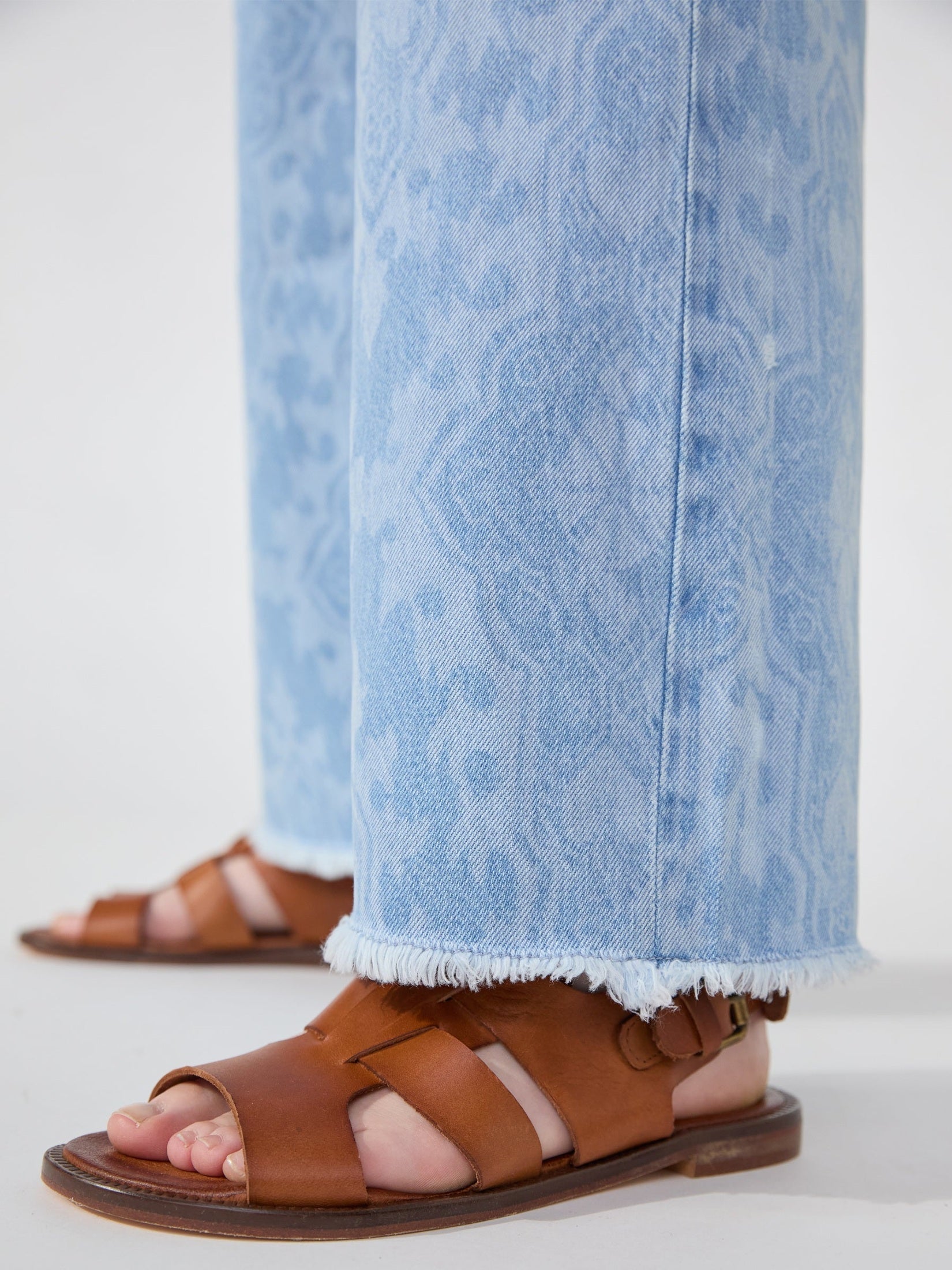 Dylan wide leg cropped jeans