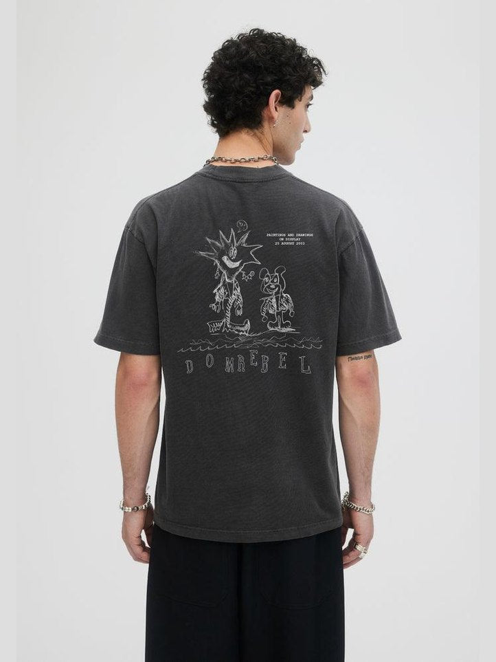 Comic kick t-shirt