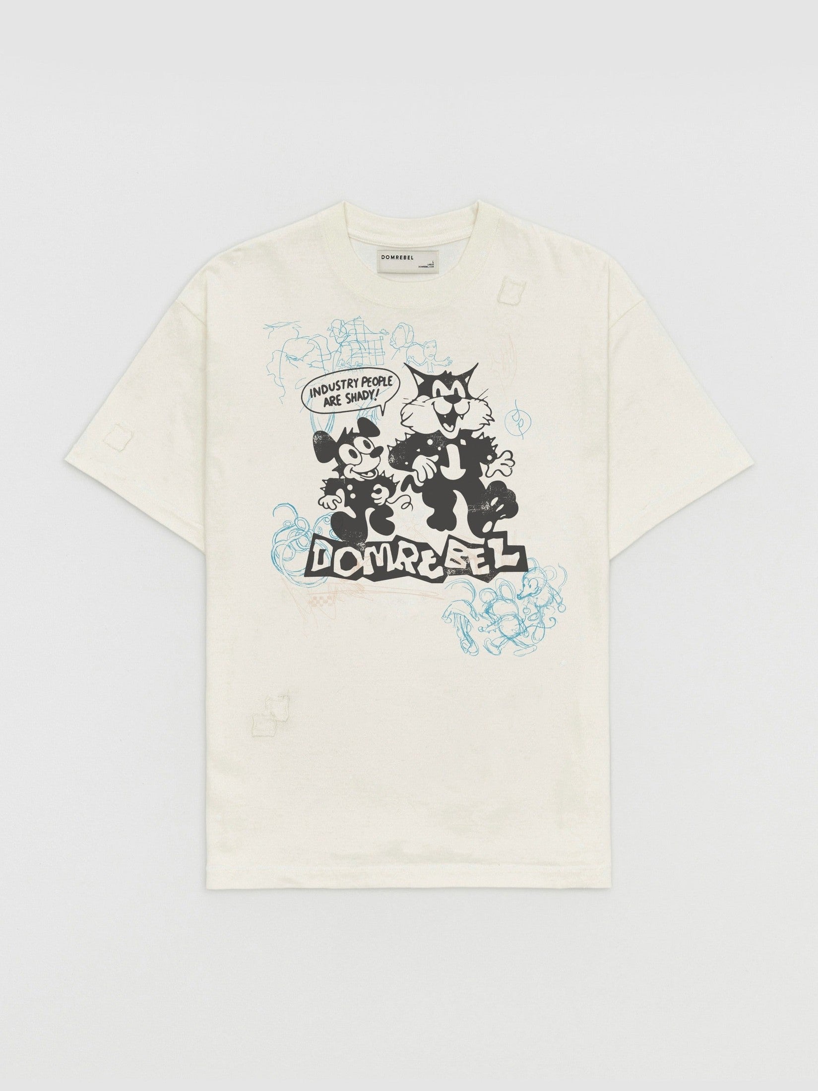 Shady t-shirt old white
