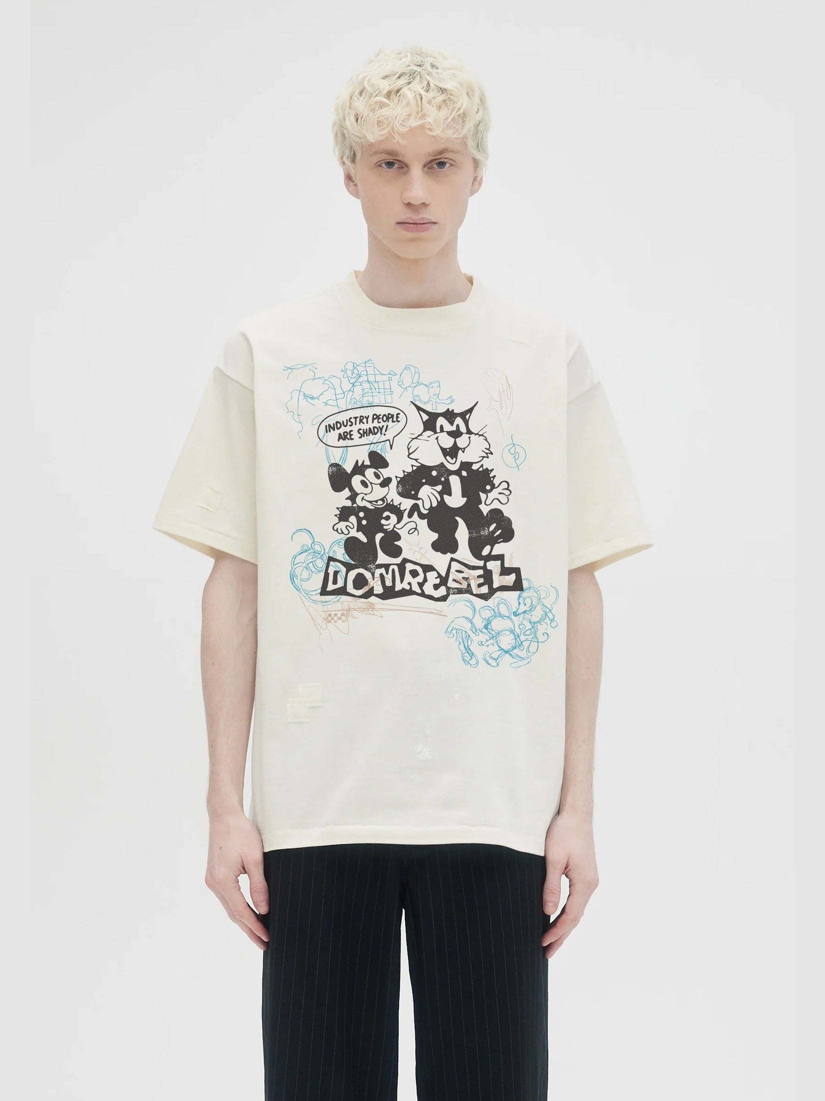 Shady t-shirt old white