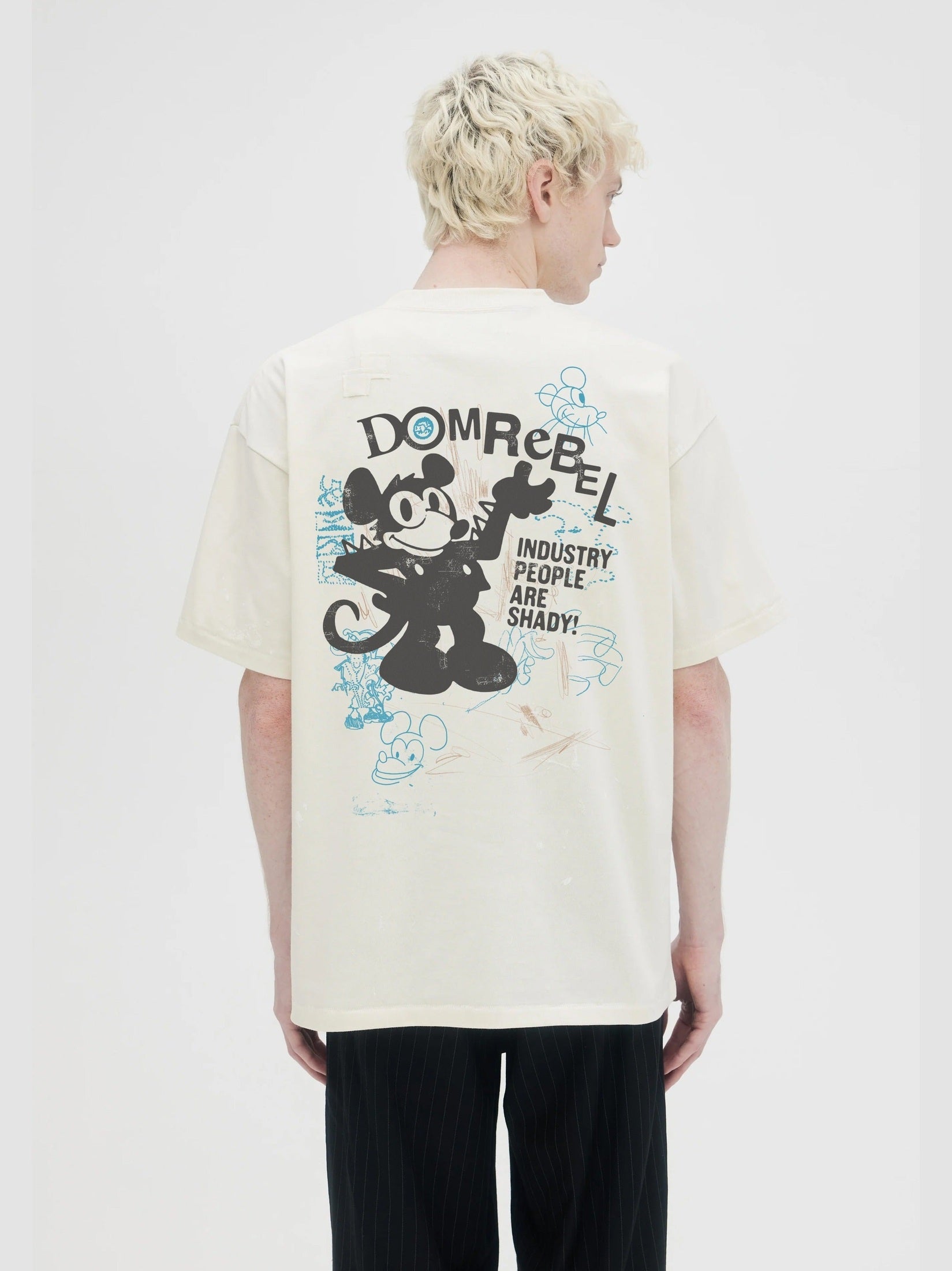 Shady t-shirt old white